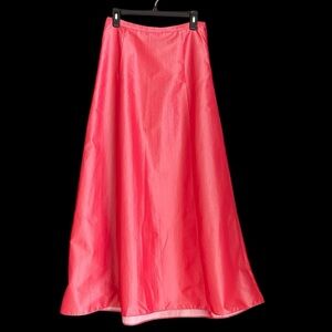 ABS Allen Schwartz Peach Pink Maxi Skirt for Special Occasion 8 Tall